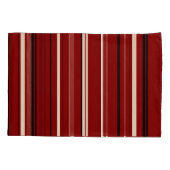 Schwarz, Rot und Weiß Kissenbezug (Rückseite-Links)