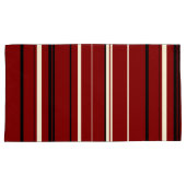 Schwarz, Rot und Weiß Kissenbezug (Vorderseite-Rechts)