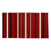 Schwarz, Rot und Weiß Kissenbezug (Rückseite-Links)