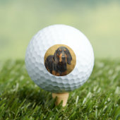 Schwarz-Rotbrauner Laufhund Golfball (Insitu T-Shirt)