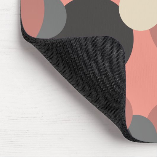 Schwarz-rote Molecules-Maus-Pad Mousepad (Ecke)