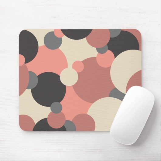 Schwarz-rote Molecules-Maus-Pad Mousepad (Mit Mouse)