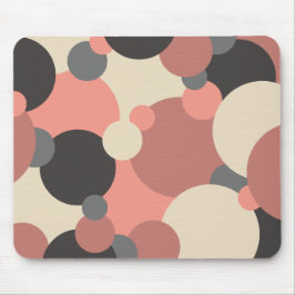 Schwarz-rote Molecules-Maus-Pad Mousepad