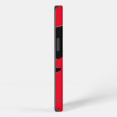 Schwarz & Roter Schädel iPhone Hülle (Rechte Seite)