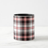 Schwarz-rotes Karomuster Tasse (Zentrum)