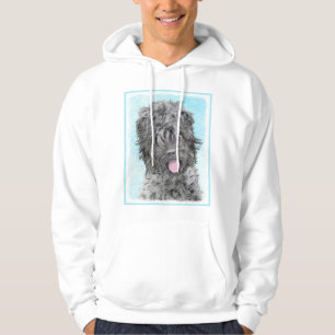 Schwarz-Russisch-Terrier-Malerei - Niedlicher Orig Hoodie