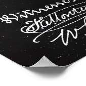 Schwarz | Saxophon - Patent Poster (Ecke)