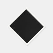 Schwarz, schlicht elegant serviette (Ecke)