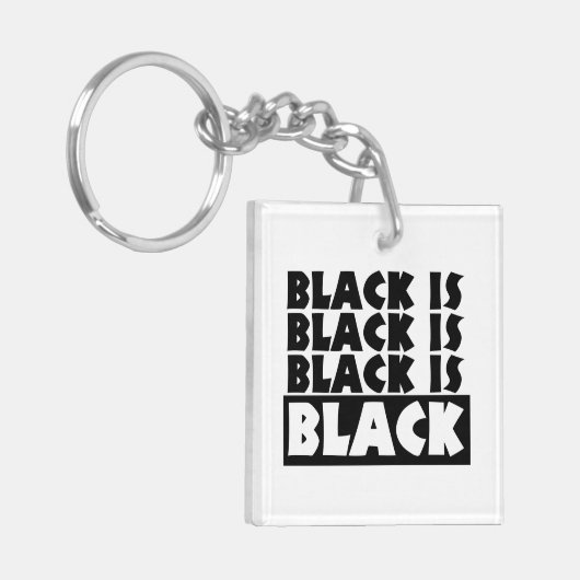 Schwarz Schlüsselanhänger (Vorderseite links)