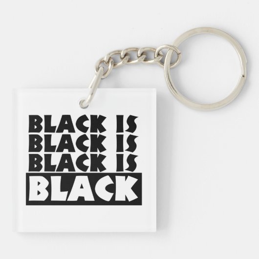 Schwarz Schlüsselanhänger (Rückseite)