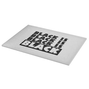 Schwarz Schneidebrett