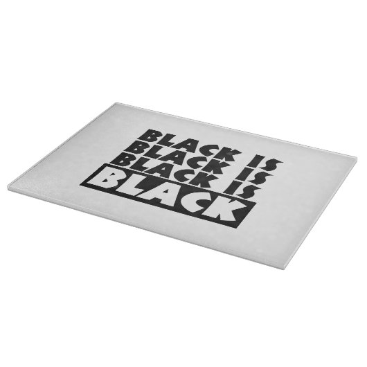 Schwarz Schneidebrett (Ecke)