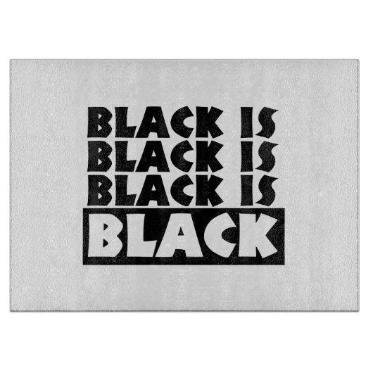 Schwarz Schneidebrett (Vorderseite)