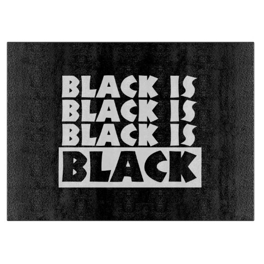 Schwarz Schneidebrett (Vorderseite)