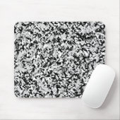 Schwarz-Schwarz-Camouflage-Muster für arktische Sc Mousepad (Mit Mouse)