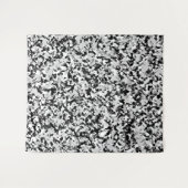 Schwarz-Schwarz-Camouflage-Muster für arktische Sc Wandteppich (Vorderseite (Horizontal))