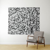 Schwarz-Schwarz-Camouflage-Muster für arktische Sc Wandteppich (Beispiel (Horizontal))