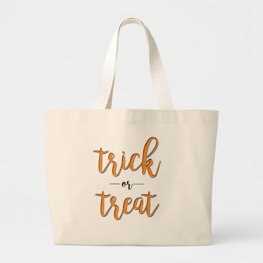 Schwarz, schwarz, schwarz, halloween jumbo stoffbeutel (Vorne)