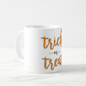 Schwarz, schwarz, schwarz, halloween kaffeetasse (Vorderseite Links)