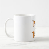 Schwarz, schwarz, schwarz, halloween kaffeetasse (Links)