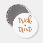Schwarz, schwarz, schwarz, halloween magnet (Vorderseite/Rückseite)