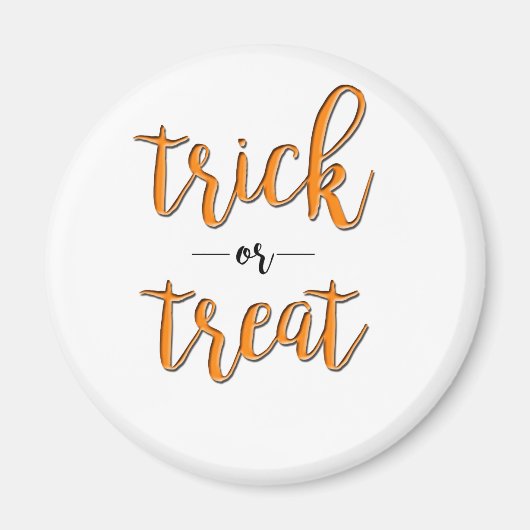 Schwarz, schwarz, schwarz, halloween magnet (Vorne)