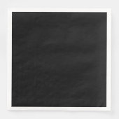 Schwarz Serviette (Vorderseite)