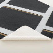 Schwarz Sherpadecke (3/4)