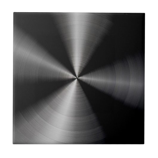 Schwarz-Shiny-Metallic-Design rostloser Stahlausse Fliese (Vorderseite)