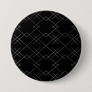 Schwarz-Silber, cool, elegant, einfach, modern Button