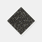 schwarz, silber, glänzend, hell, Stern, Farbe, Serviette (Ecke)