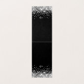 Schwarz-Silber-Glitzer-Netzwerkanzeige (Innenseite Aufgefaltet)