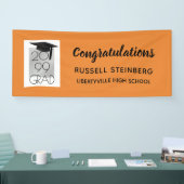 Schwarz & Silber GRAD | bearbeitbare Farbe | Absch Banner (Messe)