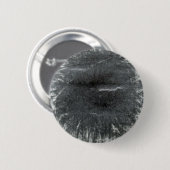 Schwarz-Silber-Grafit-abstrakt Button (Vorne & Hinten)