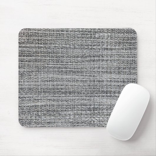 Schwarz-Silber-Leinwand Mousepad (Mit Mouse)