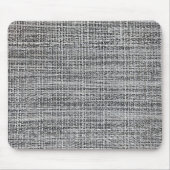 Schwarz-Silber-Leinwand Mousepad (Vorne)