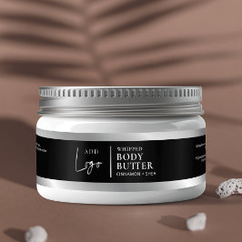 Schwarz-Silber-Logo 4 OZ 120ml-Kosmetikstempel