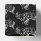 Schwarz-Silber-Motorrad Geschenkschachtel (Oben)