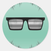 Schwarz & Silber Sonnenbrille Aquamarin Sweet 16 P