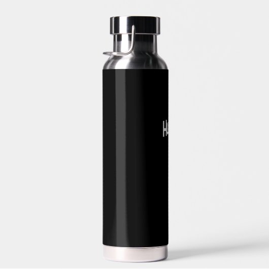 Schwarz/Silber Trinkflasche (Rechts)