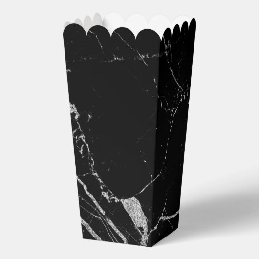 Schwarz-Silber-Venenmarmor Geschenkschachtel (Rückseite)