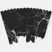 Schwarz-Silber-Venenmarmor Geschenkschachtel (Ungeklappt)