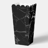 Schwarz-Silber-Venenmarmor Geschenkschachtel (Vorderseite)