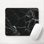 Schwarz-Silber-Venenmarmor Mousepad (Mit Mouse)