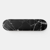 Schwarz-Silber-Venenmarmor Skateboard (Horizontal)