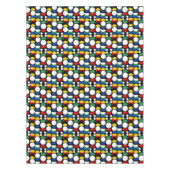 Schwarz-skandinavisches Bauhaus-Muster Mitte des J Tischdecke (Vorderseite)