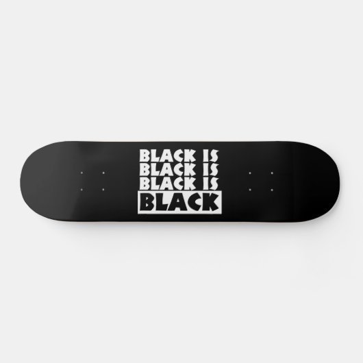 Schwarz Skateboard (Horizontal)