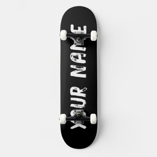 Schwarz Skateboard (Vorderseite)