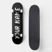 Schwarz Skateboard (Vorderseite)