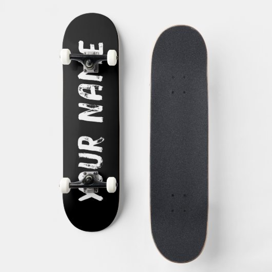 Schwarz Skateboard (Vorderseite)